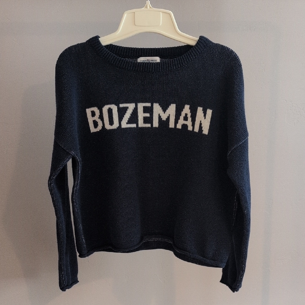 Town Pride Sweater Bozeman, Montana Size XS